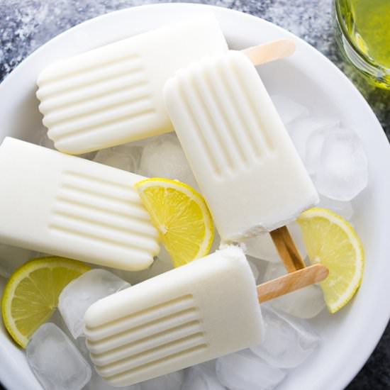 Coconut Limoncello Popsicle