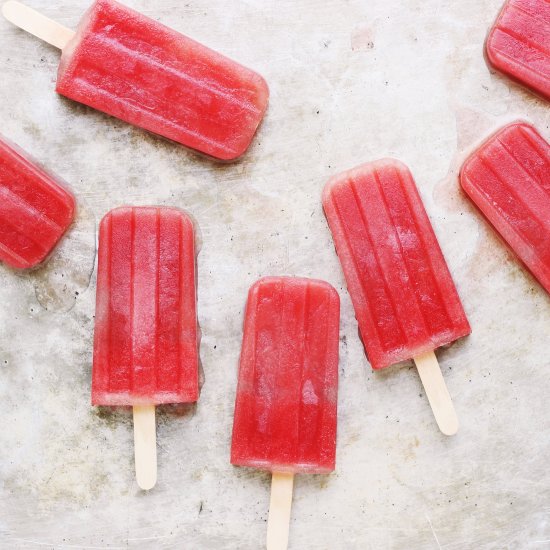 Spicy Ginger Watermelon Popsicles