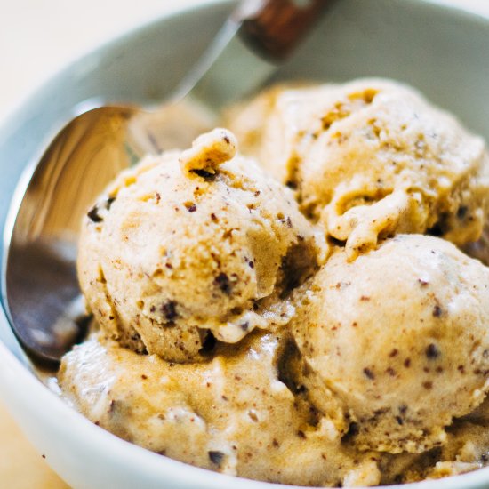 Mocha Chip Banana Ice Cream