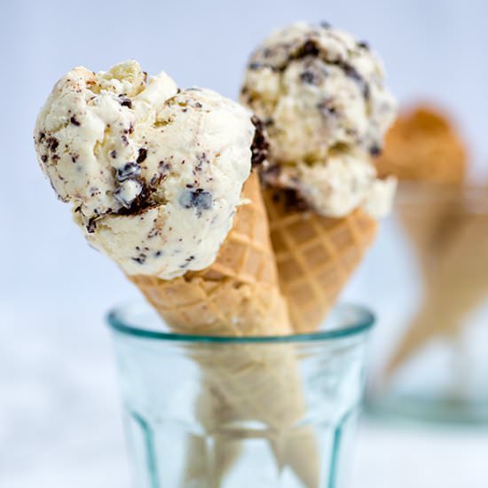 Two ingredient no-churn ice cream