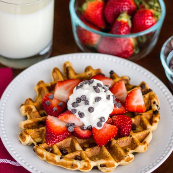 Chocolate Chip Waffles