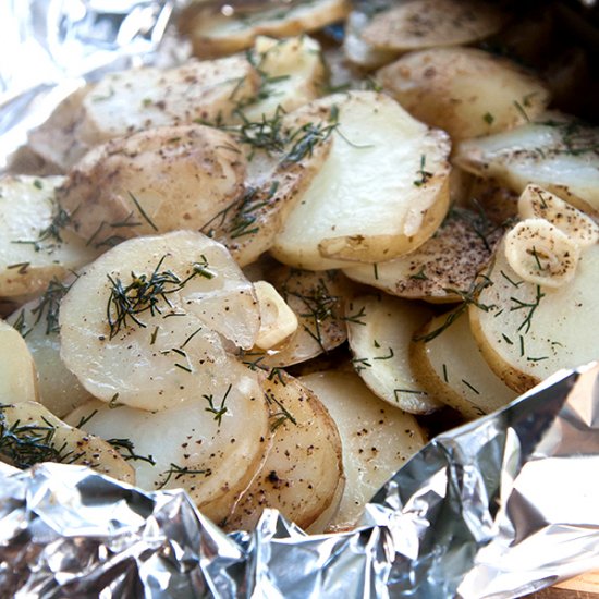 BBQ Dill Potatoes