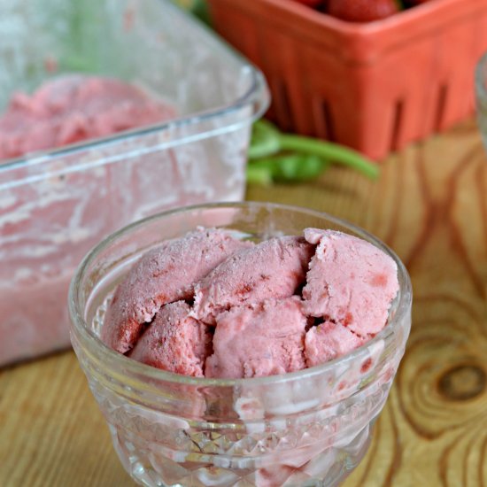 Strawberry Basil Ice Cream