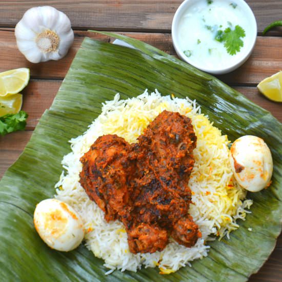 Chicken Kebab Biryani