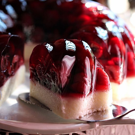 Cherry Jello Summer Dessert