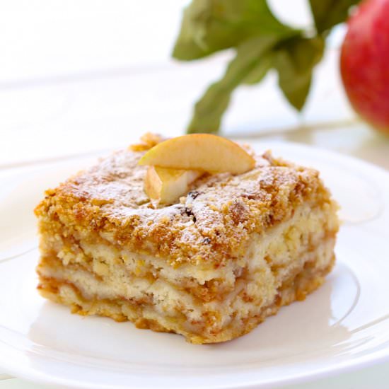 5 minute apple cake