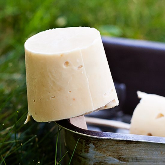 Peanut Butter Greek Yogurt Popsicle