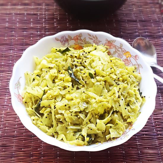 Cabbage with Coconut Stir Fry