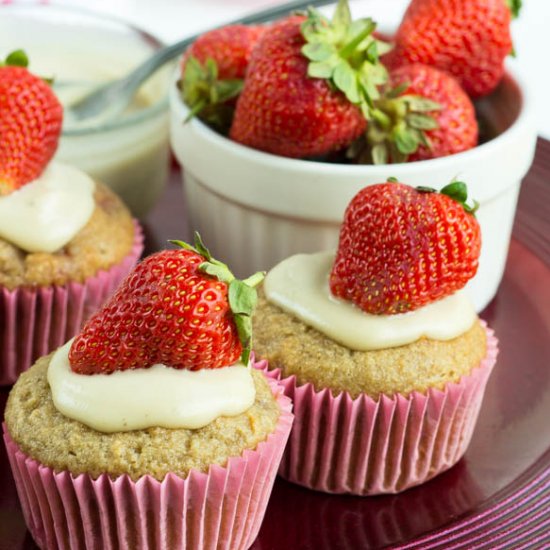 Strawberry Vanilla Cupcakes