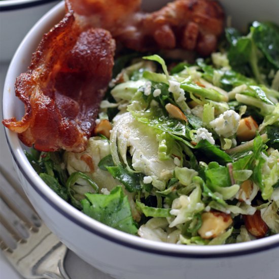 Brussels Sprouts Kale Salad