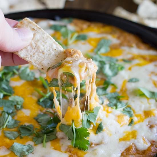 Hot Beef and Bean Dip