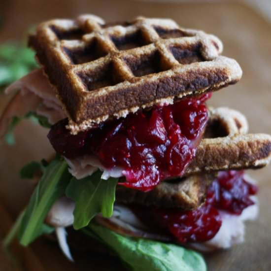 Ham & Cranberry Mini Wafflewiches