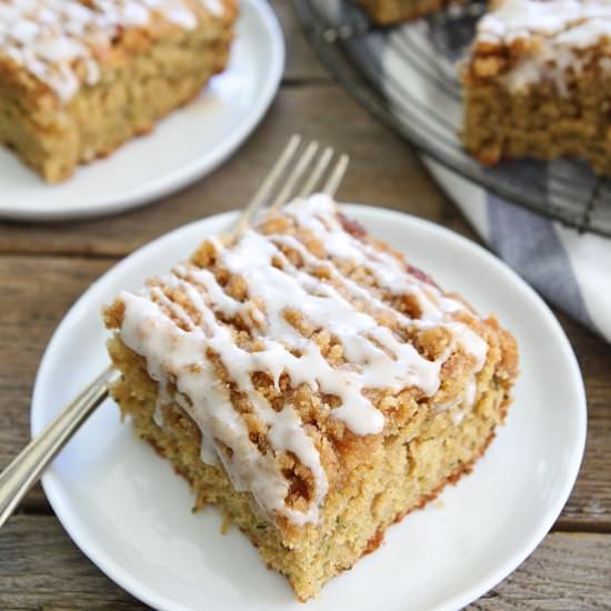 Brown Butter Zucchini Coffee Cake