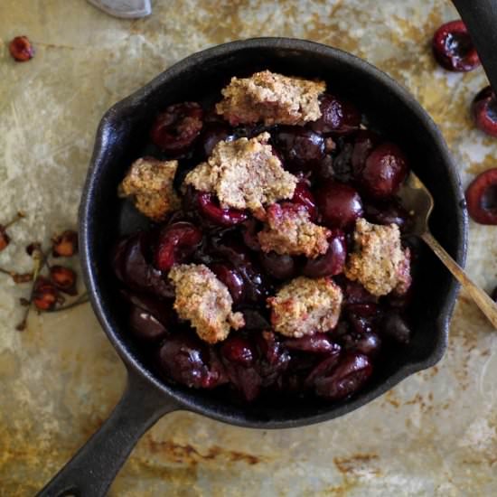 Grain-Free Cherry Crumble