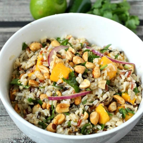 Wild Rice Salad with Mango