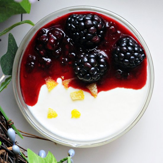 Lemon-Vanilla Panna Cotta