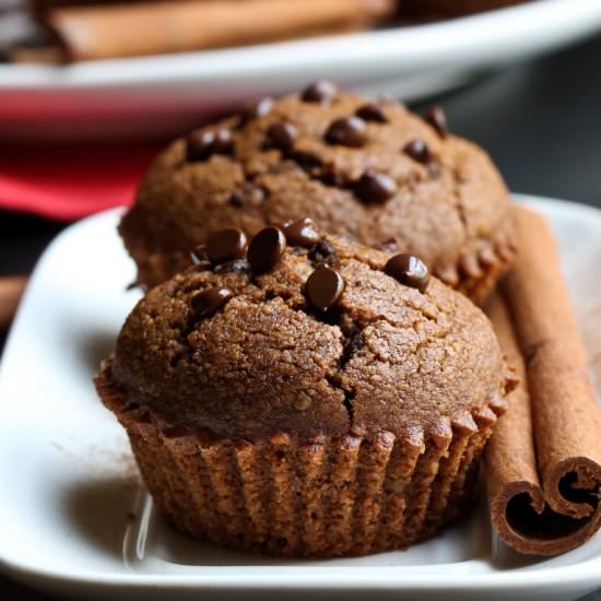 Cinnamon Coffee Chocolate Muffins