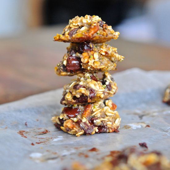 Chocolate Chunk Pecan Cookies