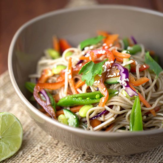 Asian Soba Noodle Salad