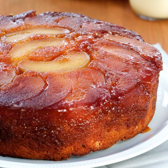 Caramel Apple Upside Down Cake