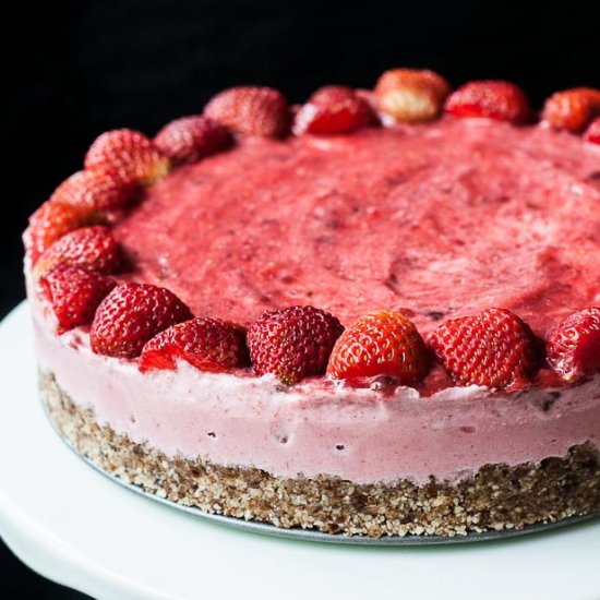 Strawberry Ice Cream Cake