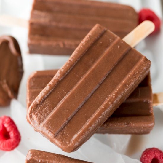 2 ingredient fudge pops