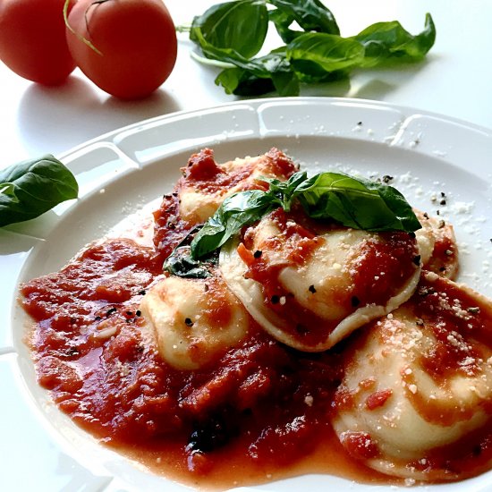 Tomato Basil Ravioli