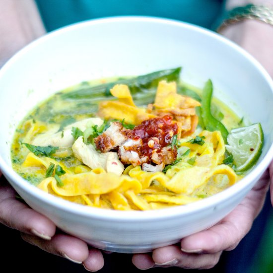 Summer Thai Curry Noodle Bowls