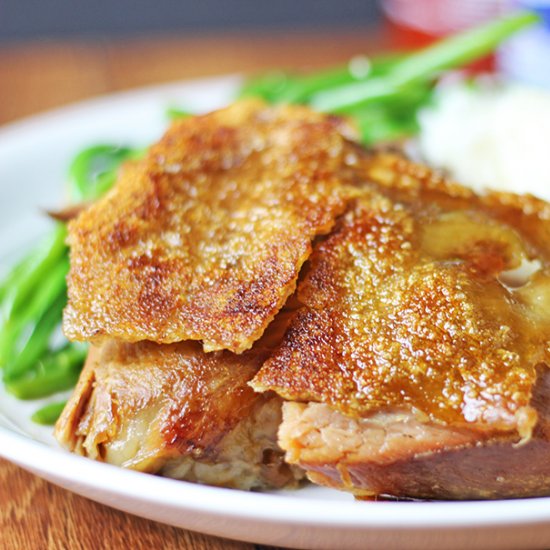 Crispy Cracklin’ Pork Shoulder