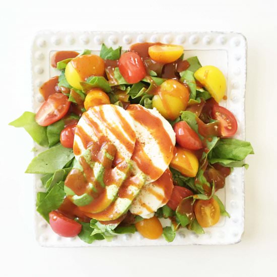 Skinny Mexican Style Caprese Salad