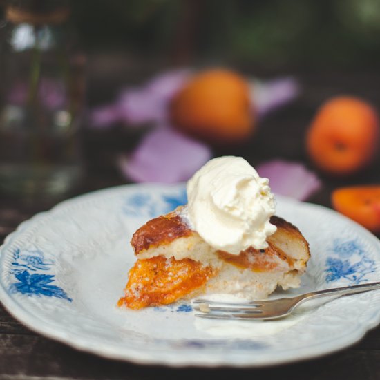 Almond and Apricot Clafoutis