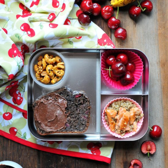 Lunchbox w/ Chocolate Cherry Bread