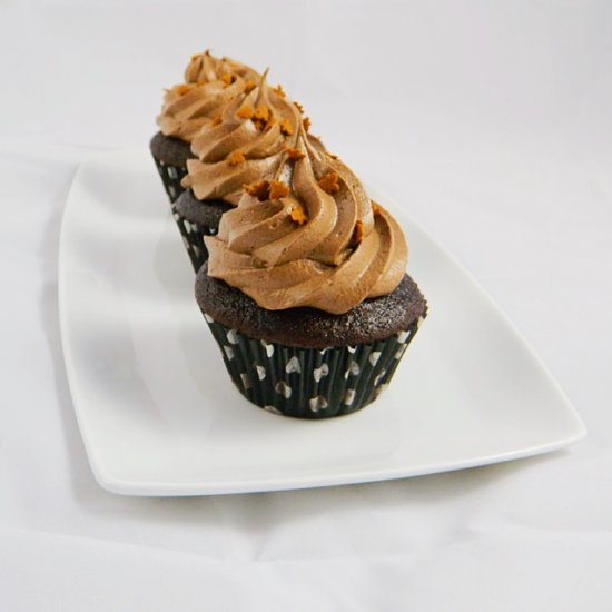 Chocolate Gingerbread Cupcakes