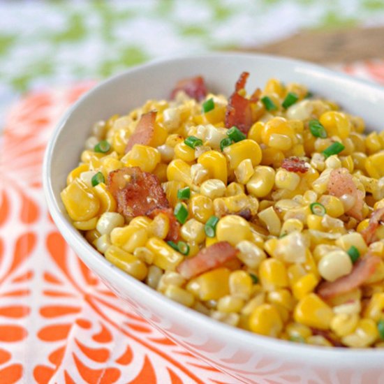 Fresh Corn Sauté with Bacon