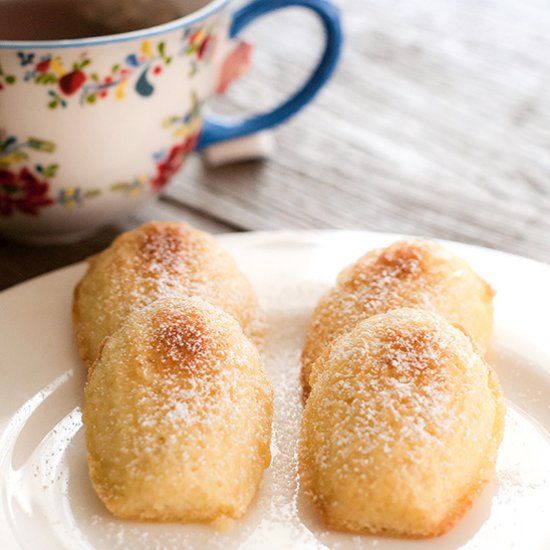 Lemon Madeleine Cookies