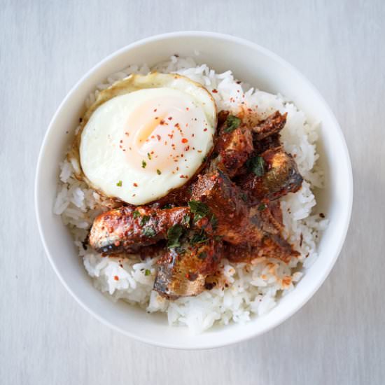 Sardine Rice Bowl