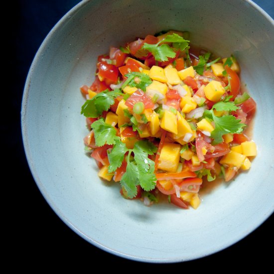 Homemade Mango Salsa