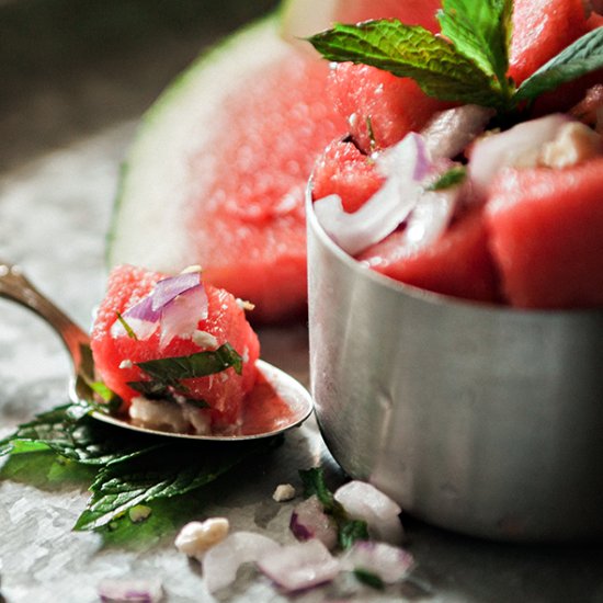 Watermelon Mint Salad