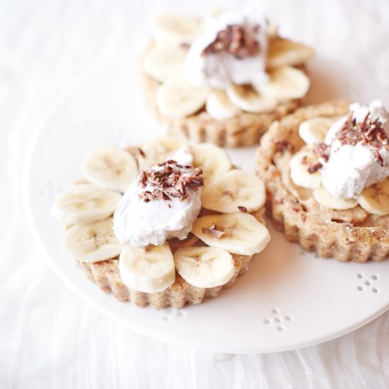 No Bake Raw Banoffee Tart