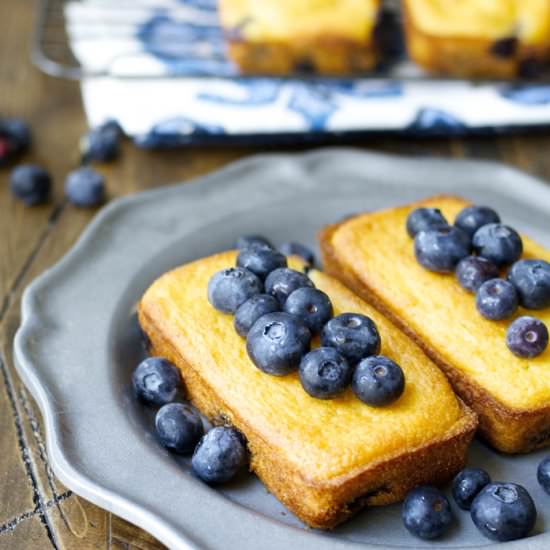 Blueberry Cornmeal Bread