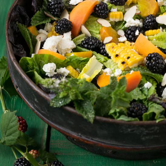 Blackberry Apricot Salad