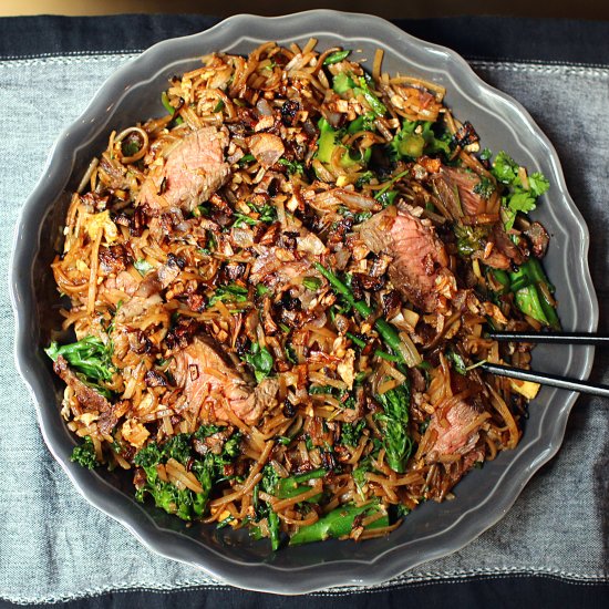 Beef and Broccoli Noodle Stir Fry