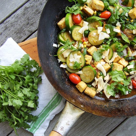 Summer Vegetable Coconut Curry