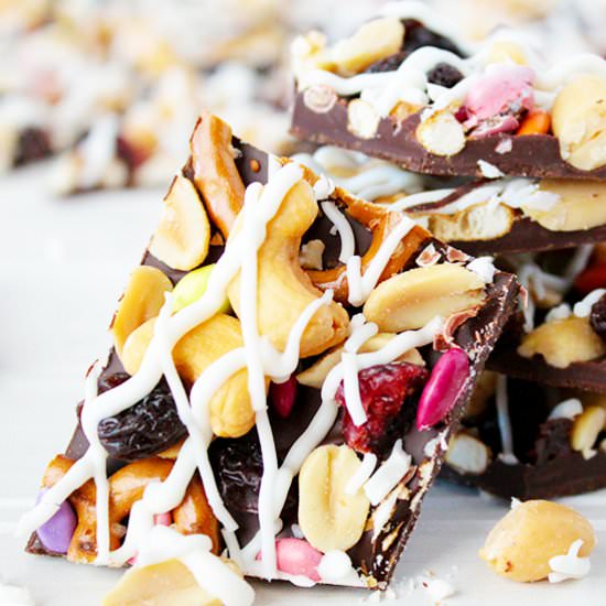 Trail Mix Candy Bark