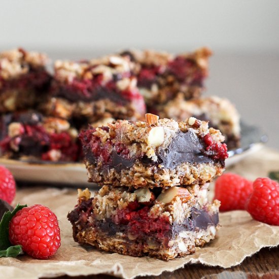 Raspberry Chocolate Chunk Bars