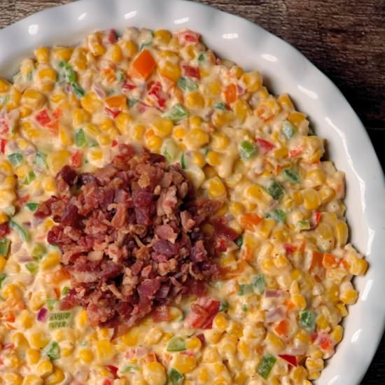 Creamy Corn and Bacon Dip