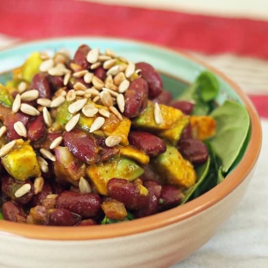 Avocado Kidney Bean Salad