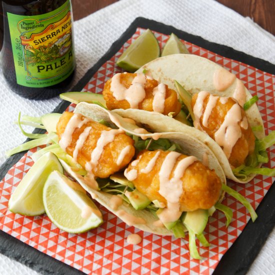 Beer-Battered Fish Tacos