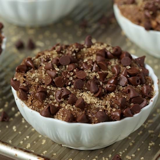 Chocolate Cherry Zucchini Cakes