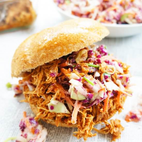 Pulled BBQ Chicken Sandwiches